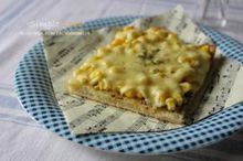 玉米吐司比薩 玉米吐司比薩