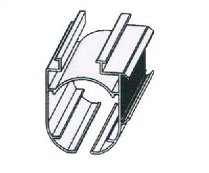 中式田園風格窗簾羅馬軌道