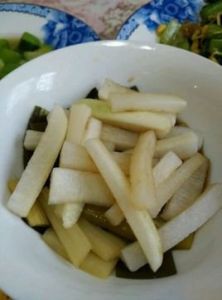 甜酸味泡白蘿蔔 甜酸味泡白蘿蔔