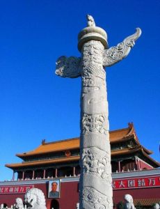 天安門前的華表
