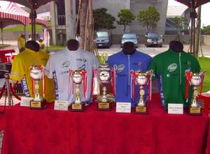 每一種顏色的領騎衣衫，代表不同類型的冠軍。