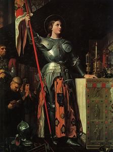 《聖女貞德在查理七世的加冕典禮上》