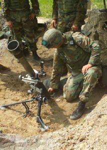 美M252式81毫米迫擊炮 美M252式81毫米迫擊炮