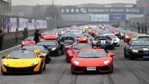 在北京金港賽車場舉行的2014極速賽車節