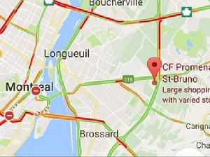 圖中大頭針所示就是該購物中心