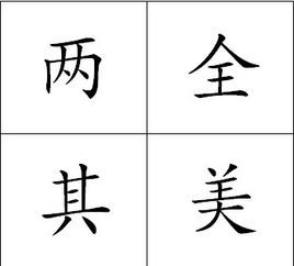 兩全其美 兩全其美