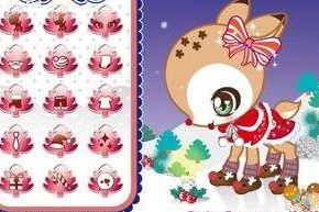 聖誕可愛小麋鹿