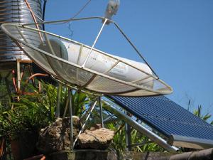 拉巴密村基礎設施-衛星電視