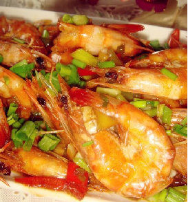 雙椒炒蝦 雙椒炒蝦