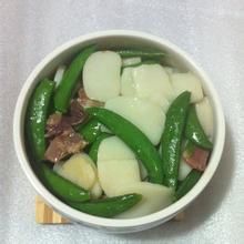 年糕荷蘭豆炒水蘿蔔 年糕荷蘭豆炒水蘿蔔