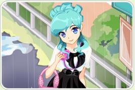 雨天動漫女孩 雨天動漫女孩