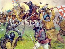 潰散的蘇格蘭人遭到了英軍的追殺