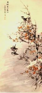 花鳥畫軸 花鳥畫軸