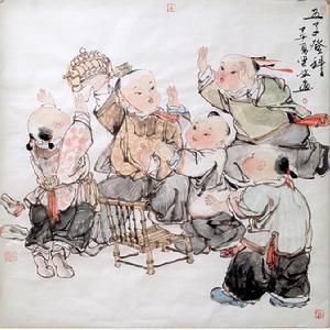 梁健童真系列作品