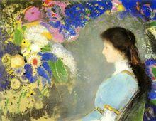 《維奧蕾特&middot;海曼像》奧迪隆&middot;雷東