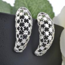 超大S925純銀耳釘