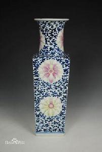 青花粉彩 青花粉彩