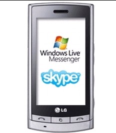 內置skype網路電話的新款手機
