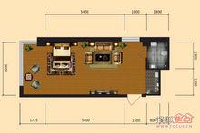 陽光經典1室1廳1衛1廚50.36㎡戶型圖