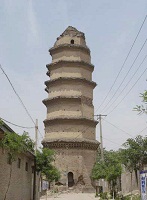曲沃的感應寺磚塔