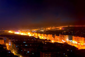 鞏義市夜景一角