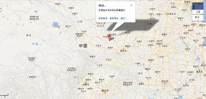 從地圖各個絕對看橫渠村地圖截圖