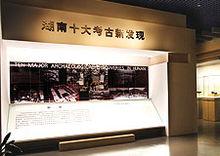 湖南十大考古新發現陳列