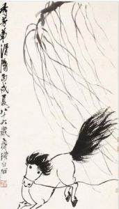 春柳奔馬 春柳奔馬