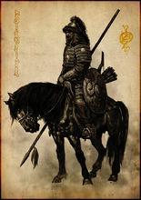 蒙古騎兵藝術圖