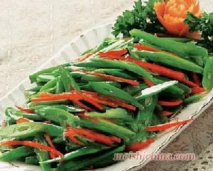 炒紅椒扁豆