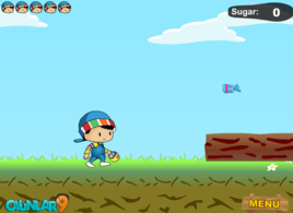 采糖果的小男孩 采糖果的小男孩