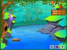 小動物過河 小動物過河