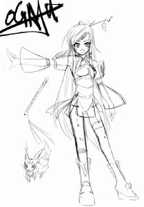 時裝版的天水香（ogayu的設計圖）