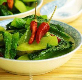 爆炒萵筍葉 爆炒萵筍葉