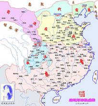 東晉成漢對峙圖