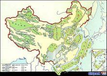 中國盆地主要分布區