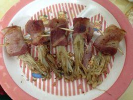 培根肉卷金針菇