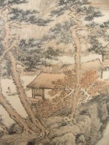 靜深秋曉圖軸 靜深秋曉圖軸