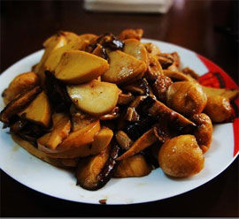 麵筋炒素雞 麵筋炒素雞