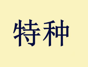 特種 特種