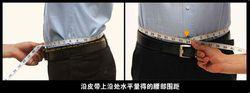 皮尺量腰定製衣
