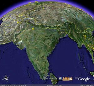 德乾半島。又名印度半島