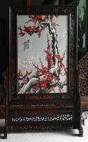 蘇繡屏風