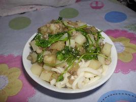 土豆茄丁打滷面 土豆茄丁打滷面