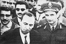 1963年阿弗拉克與薩拉赫·賈迪德在一起。