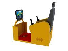 最新的挖掘機模擬機外觀圖片