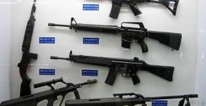 中國北方國際射擊場武器陳設