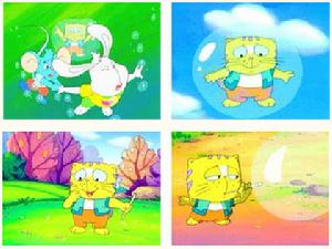 《藍皮鼠和大臉貓》