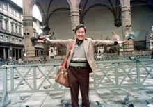 1976年，平鑫濤攝於佛羅倫斯