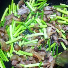 回鍋肉炒蒜苗